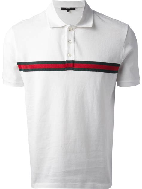 polo gucci grigia|gucci black and white polo shirts.